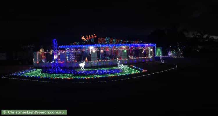 Christmas Light display at 31 Bindoon Loop, Huntingdale