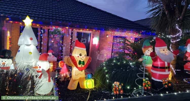 Christmas Light display at 10 Yellow Gum Drive, Pakenham