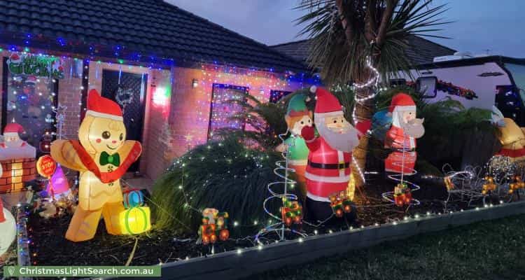 Christmas Light display at 10 Yellow Gum Drive, Pakenham