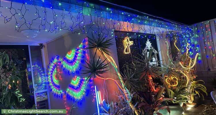 Christmas Light display at 22 Hinchinbrook Circuit, Forest Lake