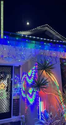 Christmas Light display at 22 Hinchinbrook Circuit, Forest Lake