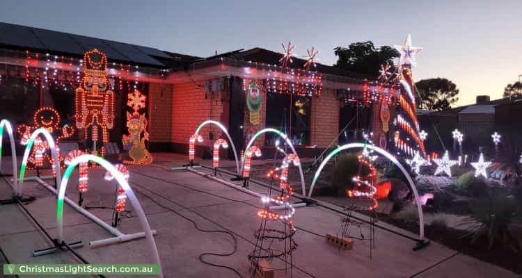 Christmas Light display at 12 Olinda Street, Craigmore