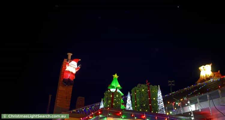 Victoria christmas lights map