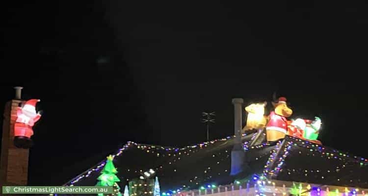 Christmas Light display at 37 Wilsons Lane, Sebastopol