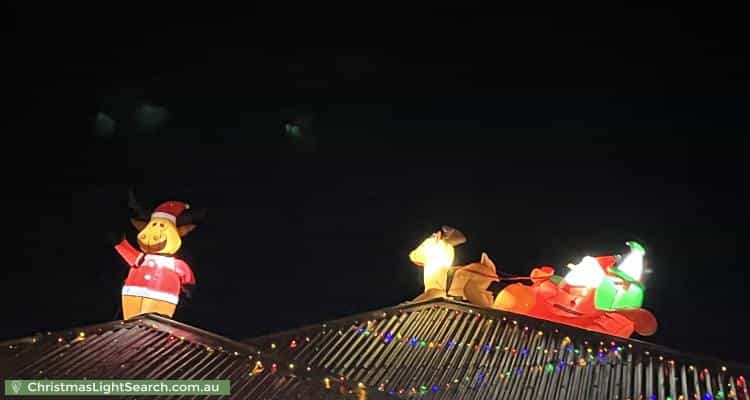 Christmas Light display at 37 Wilsons Lane, Sebastopol
