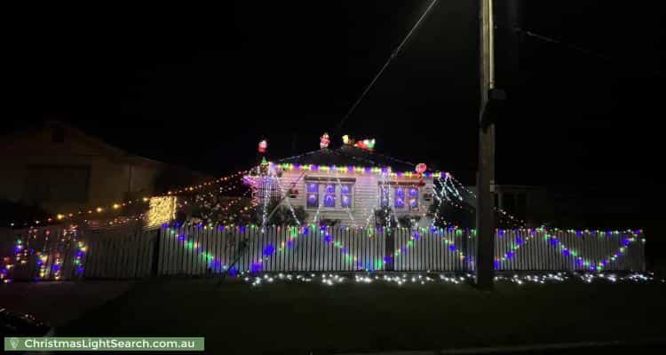 Christmas Light display at 37 Wilsons Lane, Sebastopol
