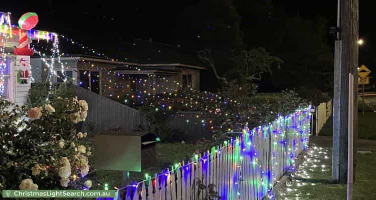 Christmas Light display at 37 Wilsons Lane, Sebastopol