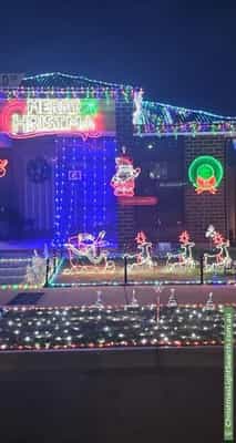 Christmas Light display at 64 Emerald Drive, Angle Vale