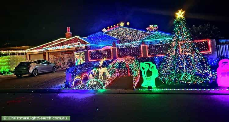 Christmas Light display at 32 Boboli Way, Pearsall