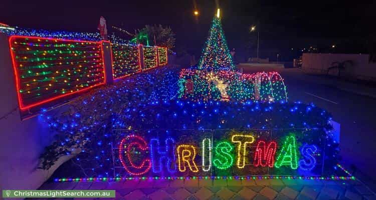 Christmas Light display at 32 Boboli Way, Pearsall
