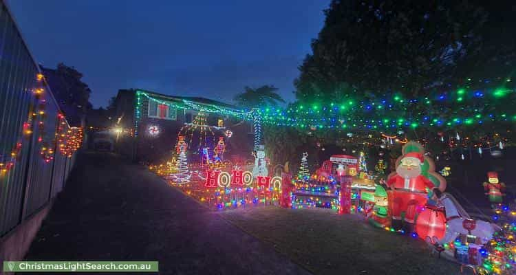 Christmas Light display at 55 Milling Street, Hunters Hill