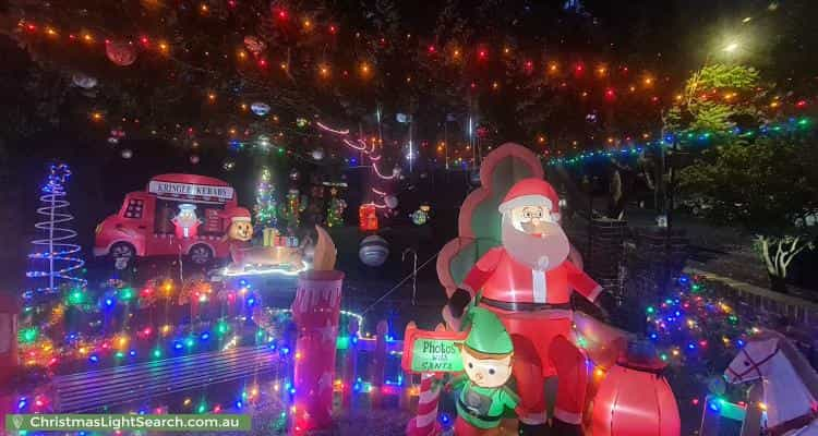 Christmas Light display at 55 Milling Street, Hunters Hill