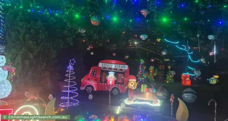 Christmas Light display at 55 Milling Street, Hunters Hill
