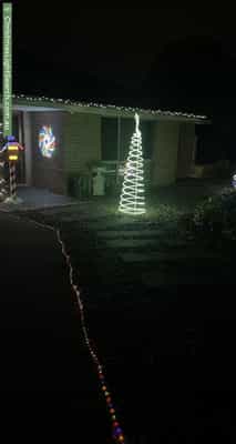 Christmas Light display at 6 Dinnison Circuit, Kambah
