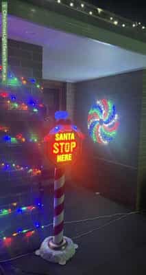 Christmas Light display at 6 Dinnison Circuit, Kambah