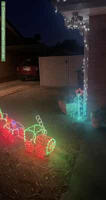 Christmas Light display at 6 Dinnison Circuit, Kambah