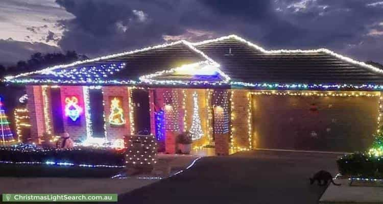 Christmas Light display at 20 Aubin Avenue, Thrumster