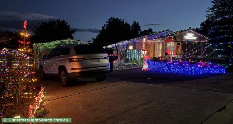 Christmas Light display at 59 Myles Connell Crescent, Gordon