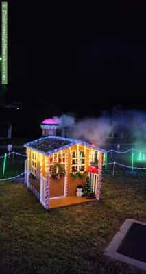 Christmas Light display at 49 Frances Burke Street, Gungahlin