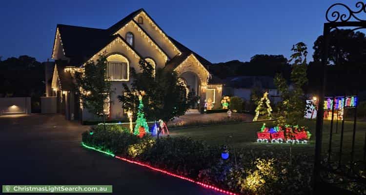 Christmas Light display at 26 Plenty Views Boulevard, Plenty