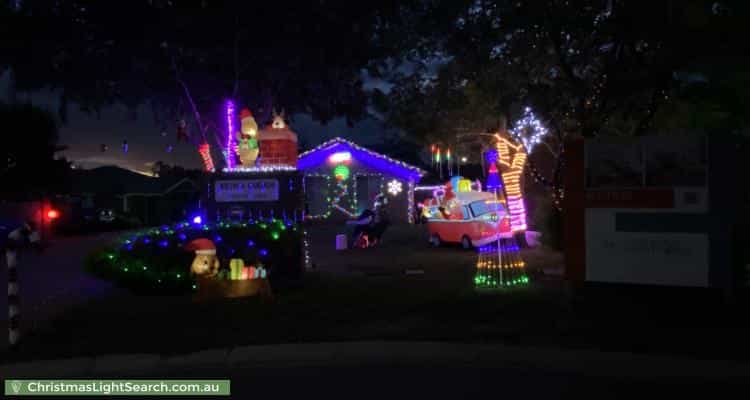 Christmas Light display at  Edith Place, Amaroo