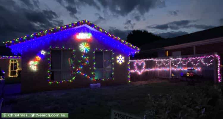 Christmas Light display at  Edith Place, Amaroo