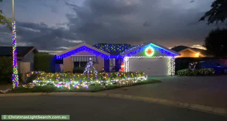 Christmas Light display at  Edith Place, Amaroo