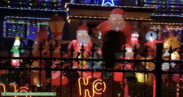 Christmas Light display at 37 Edgewater Circuit, Cairnlea