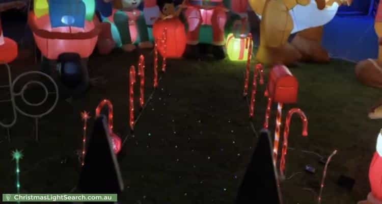Christmas Light display at 37 Edgewater Circuit, Cairnlea