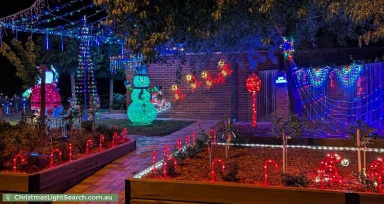 Christmas Light display at 30 Gouldsmith Street, Dunlop