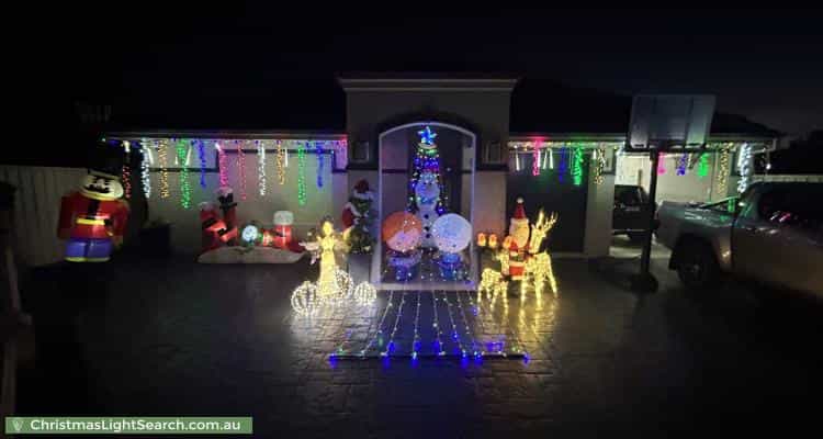Christmas Light display at 3 Royal Terrace, Royal Park