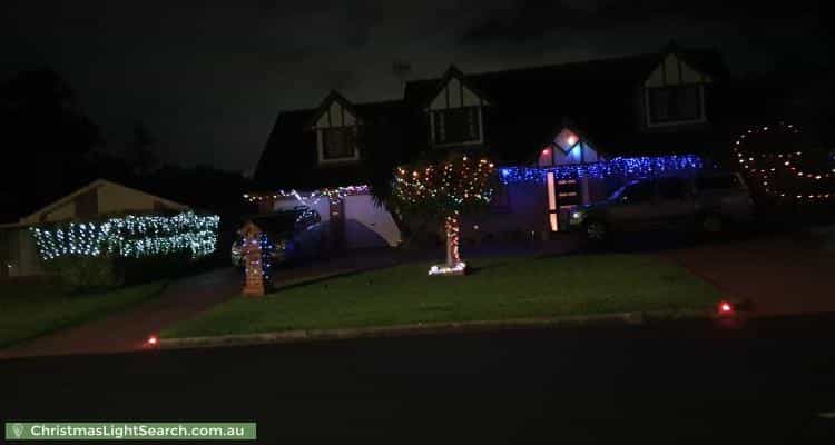 Christmas Light display at 98 Jasmine Drive, Bomaderry
