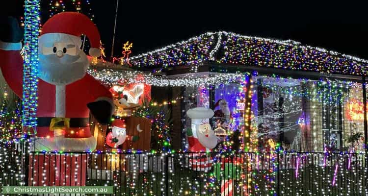 Christmas Light display at 9 Oberon Drive, Carrum Downs