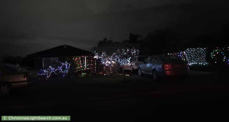 Christmas Light display at 40 Cavalier Parade, Bomaderry