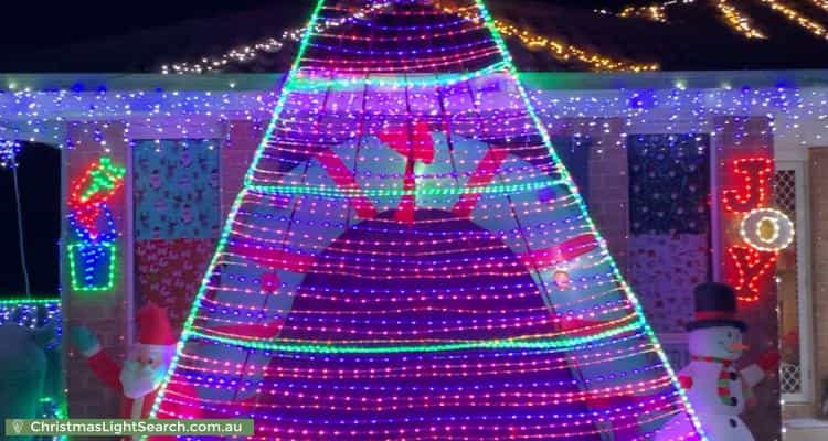 Christmas Light display at  Polwarth Circuit, Dunlop