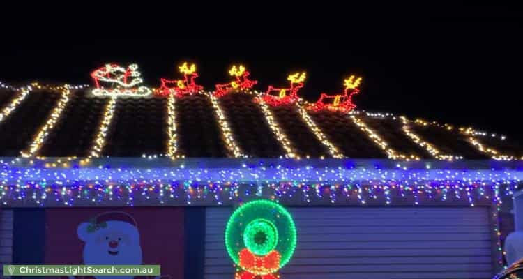Christmas Light display at  Polwarth Circuit, Dunlop