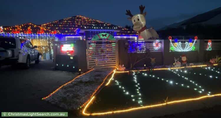 Christmas Light display at 5 Liberty Way, Baldivis