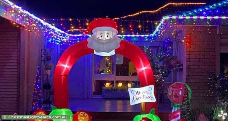 Christmas Light display at 2 Rex Court, Wantirna