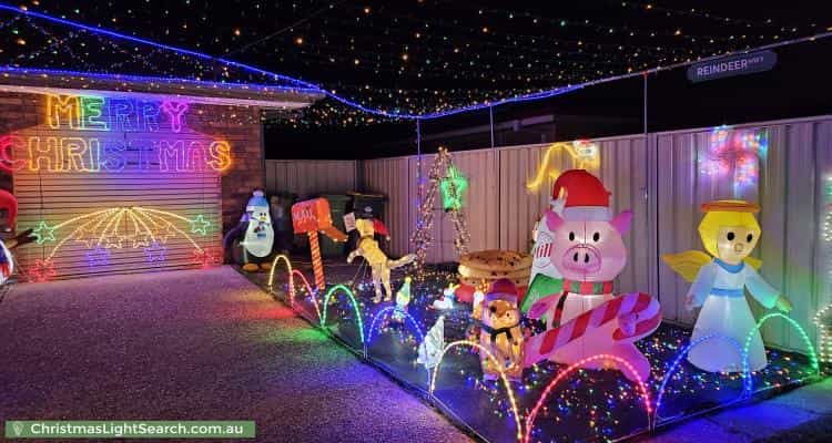 Christmas Light display at 836 Rochedale Road, Rochedale South