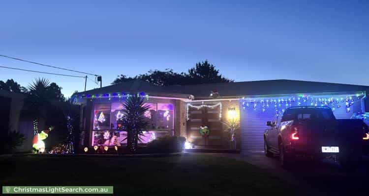 Christmas Light display at 17 Beresford Drive, Boronia