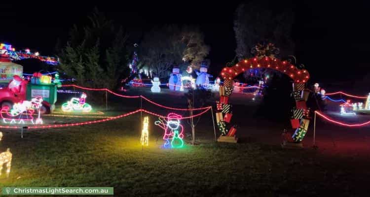 Christmas Light display at 2 Manning Boulevard, Darley