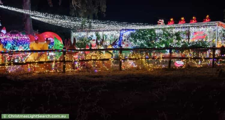 Christmas Light display at 1320 Stone Street, Chidlow