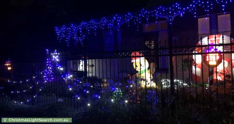 Christmas Light display at 39 Airlie Avenue, Prospect