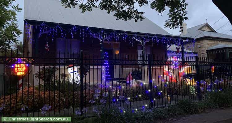 Christmas Light display at 39 Airlie Avenue, Prospect