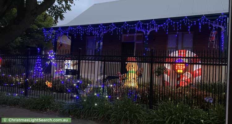 Christmas Light display at 39 Airlie Avenue, Prospect