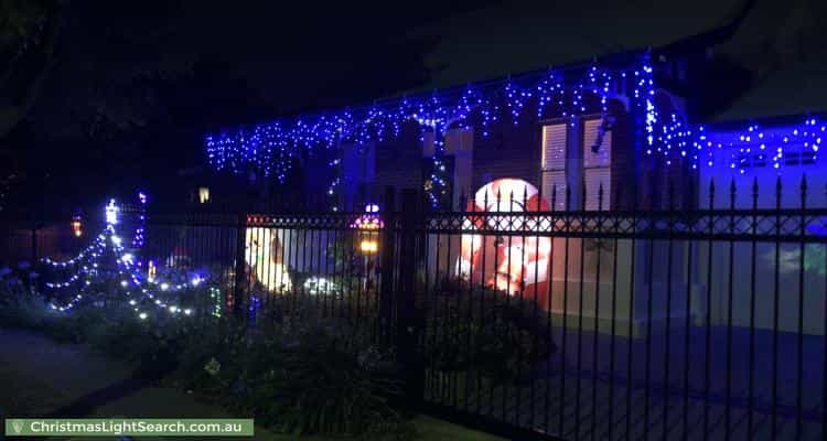 Christmas Light display at 39 Airlie Avenue, Prospect