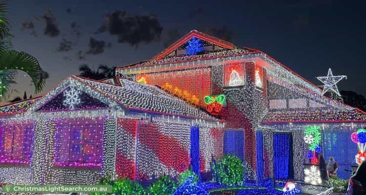 Christmas Light display at 71 McPherson Road, Sinnamon Park