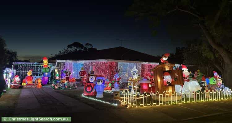 Christmas Light display at 40 Norfolk Crescent, Bundoora