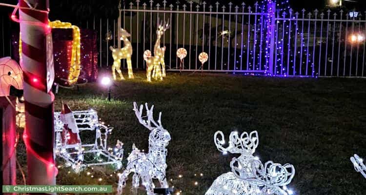 Christmas Light display at 99 Willan Drive, Cartwright