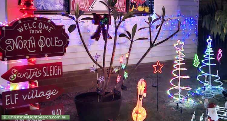 Christmas Light display at 99 Willan Drive, Cartwright